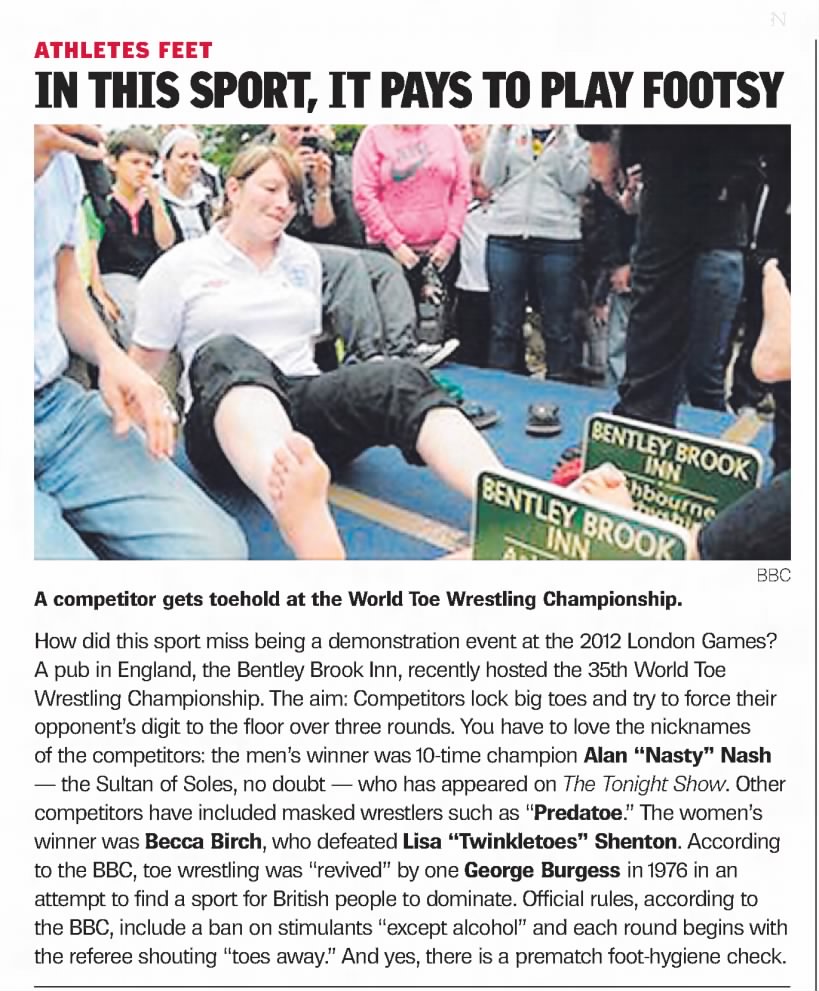 2013 World Toe Wrestling Championship