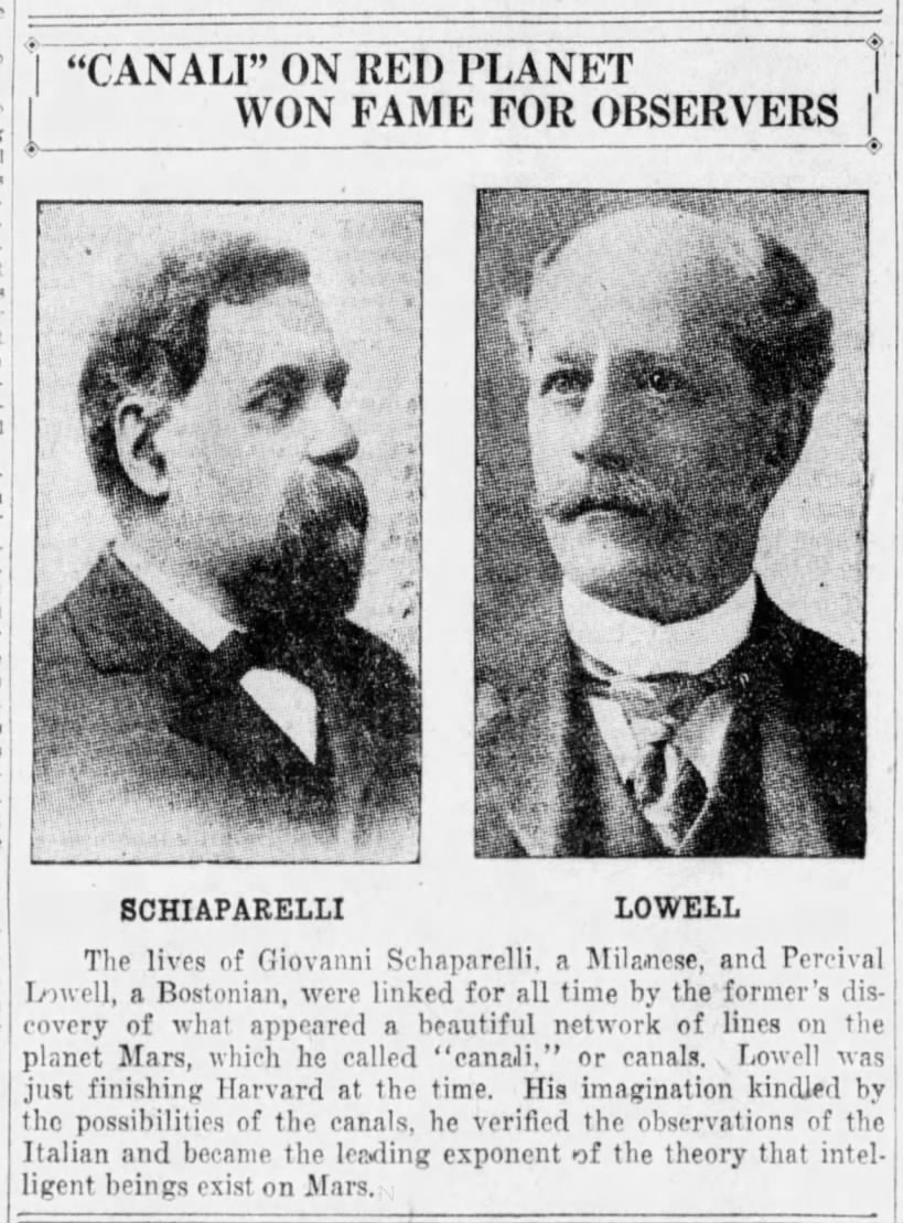 Photo of Schiaparelli and Lowell
