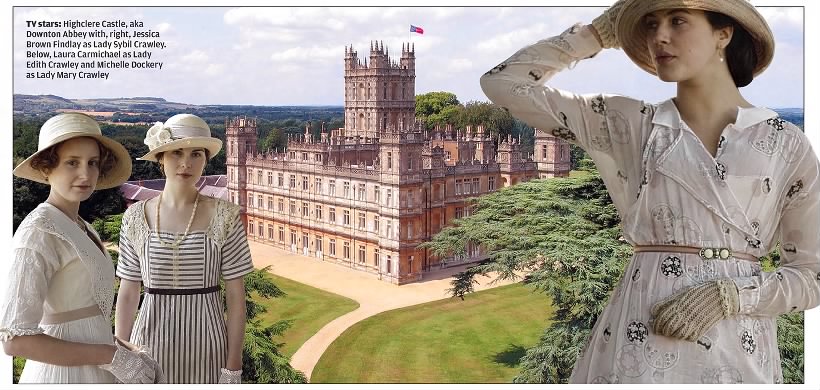 Downton Abbey filmed at Highclere Castle