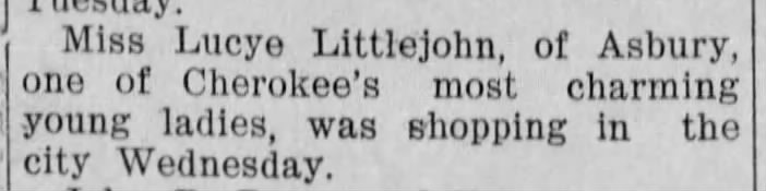 Social news: Shopping, 1904