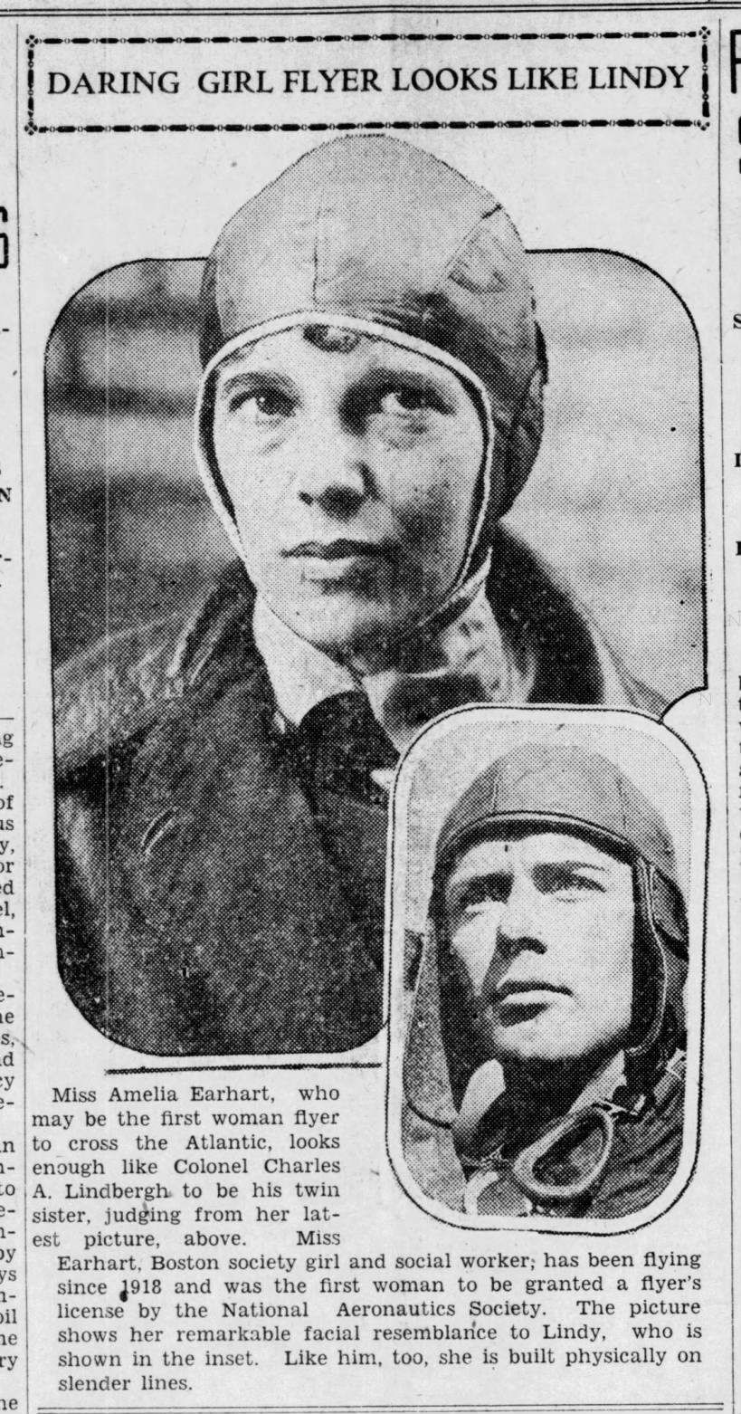 Amelia Earhart, ca. 1928