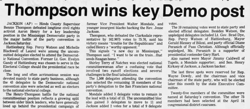 Thompson wins key Demo Post