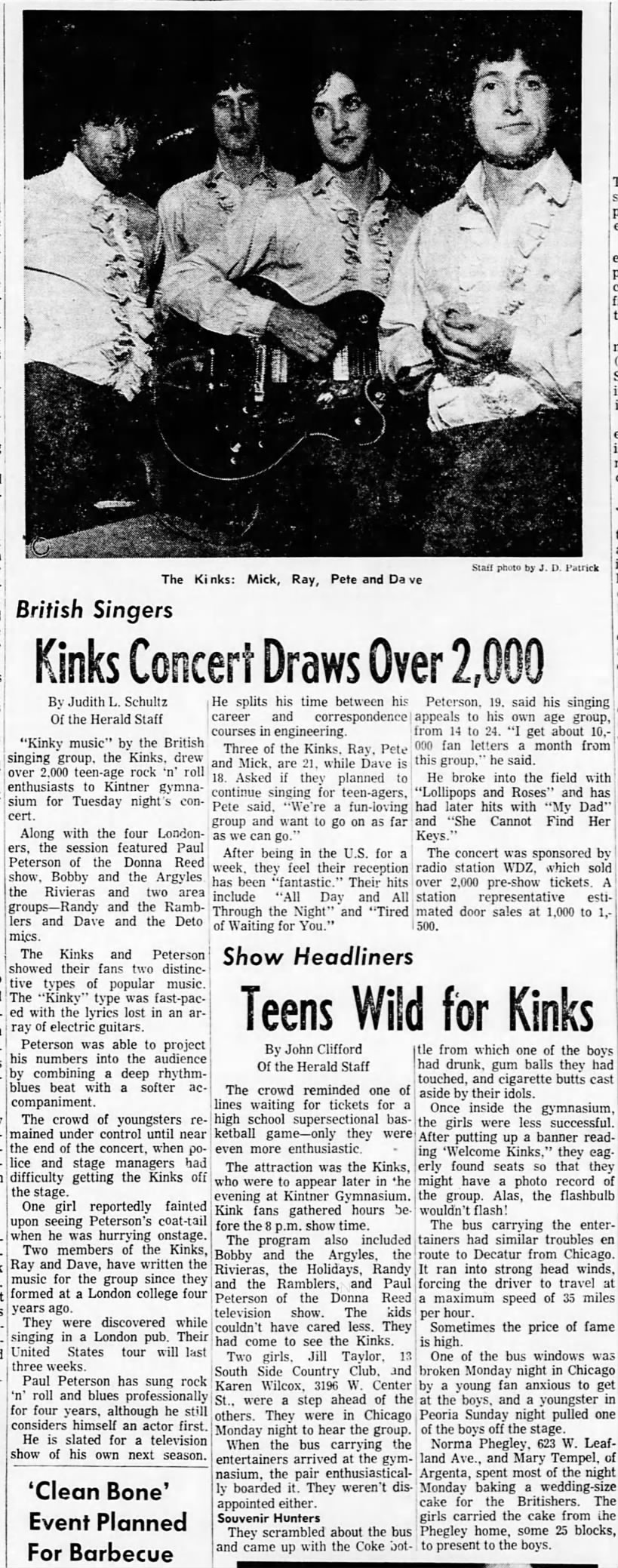 Kinks Concert Draws Over 2,000