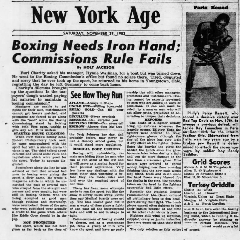 New York Age boxing