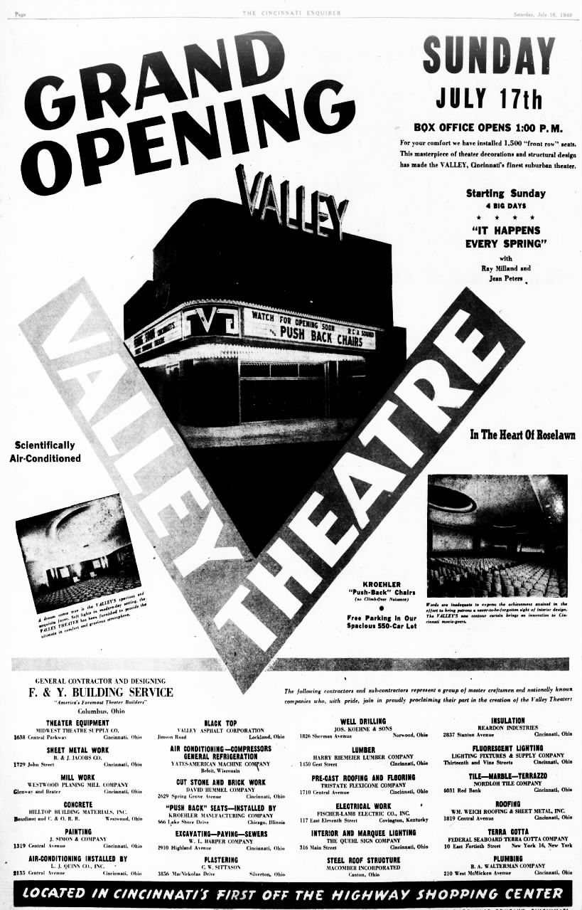 Valley theatre opening