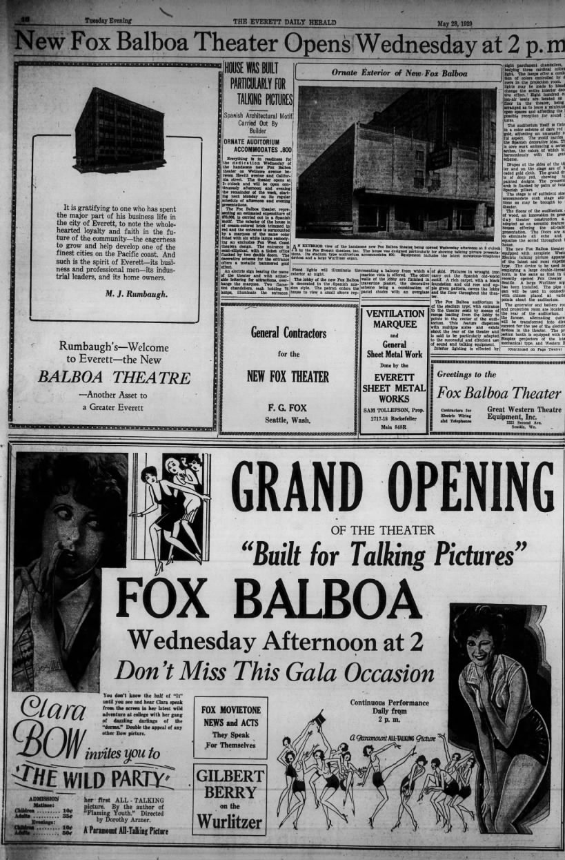 Fox Balboa opening