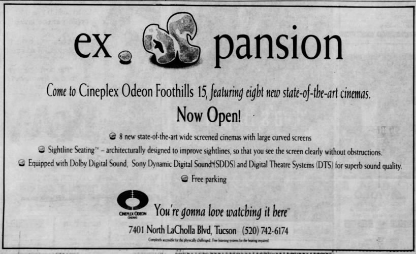 Cineplex Odeon Foothills 15 opening