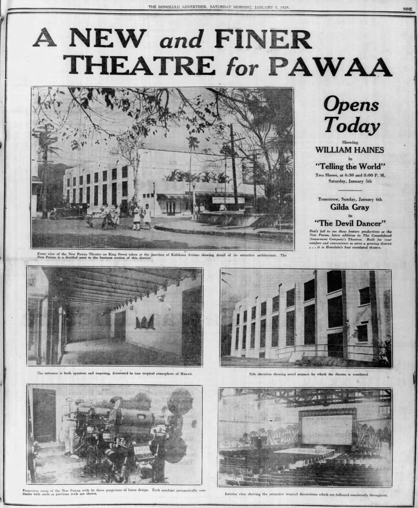 Pawaa theatre opening