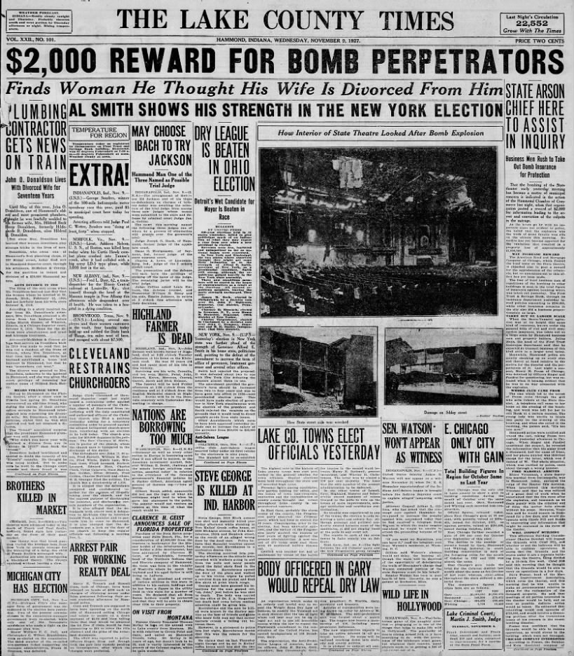 State theatre bombing
