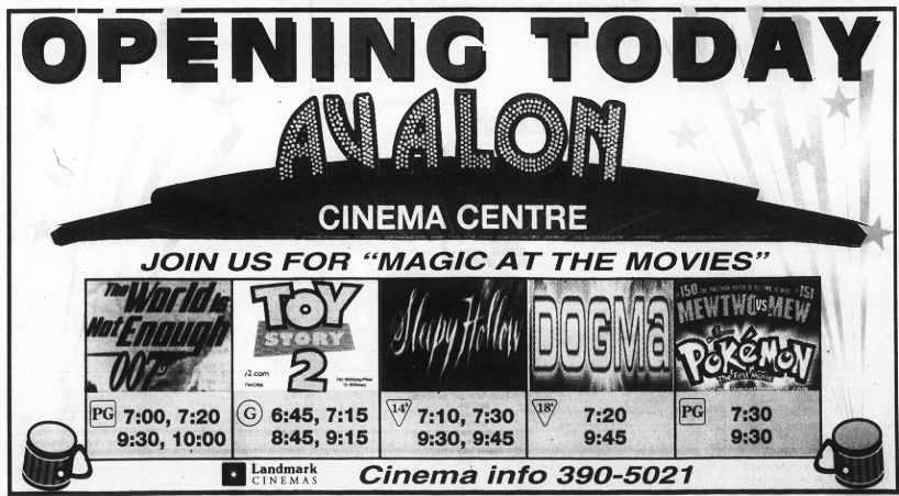 Avalon Cinema Centre opening