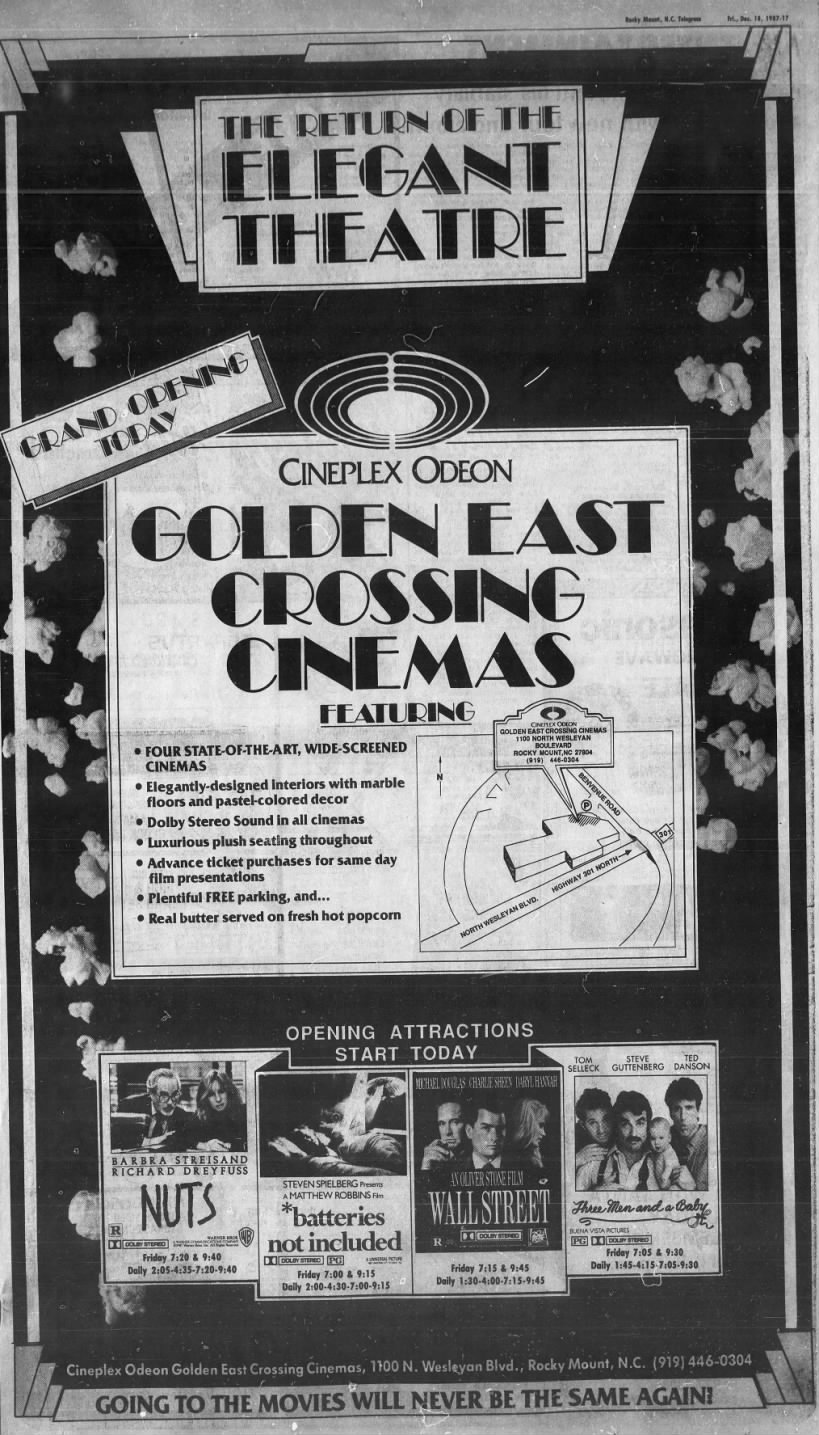 Golden East Crossing Cinemas 4 opening