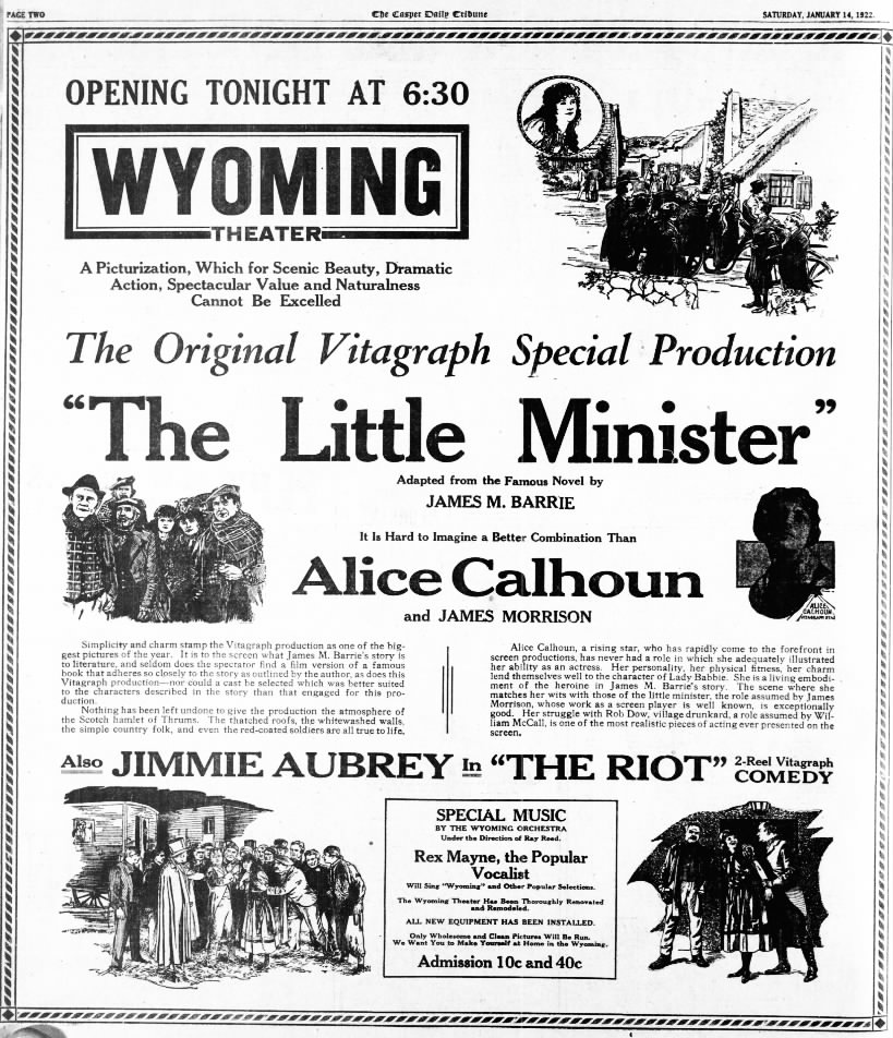 Wyoming theatre opening