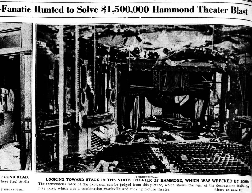 Hammond State theatre bombing
