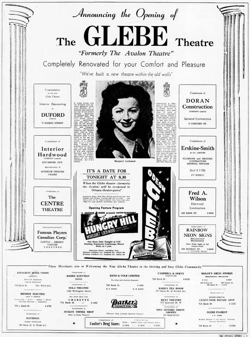 Glebe theatre opening