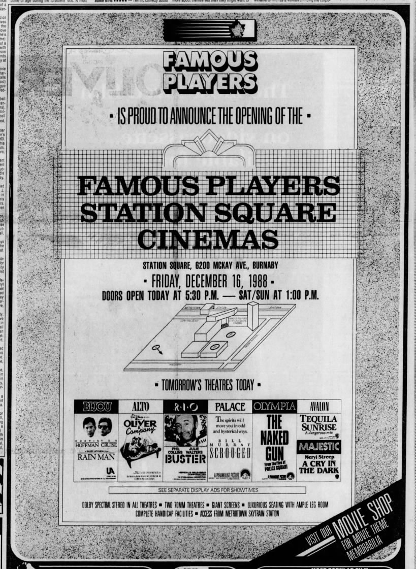 Famous Players Station Square opening