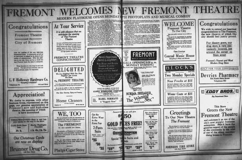 Fremont Theatre opening