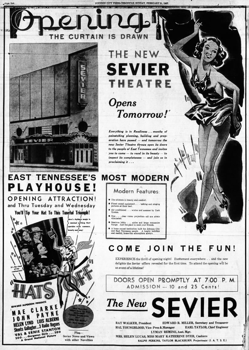 Sevier theatre opening