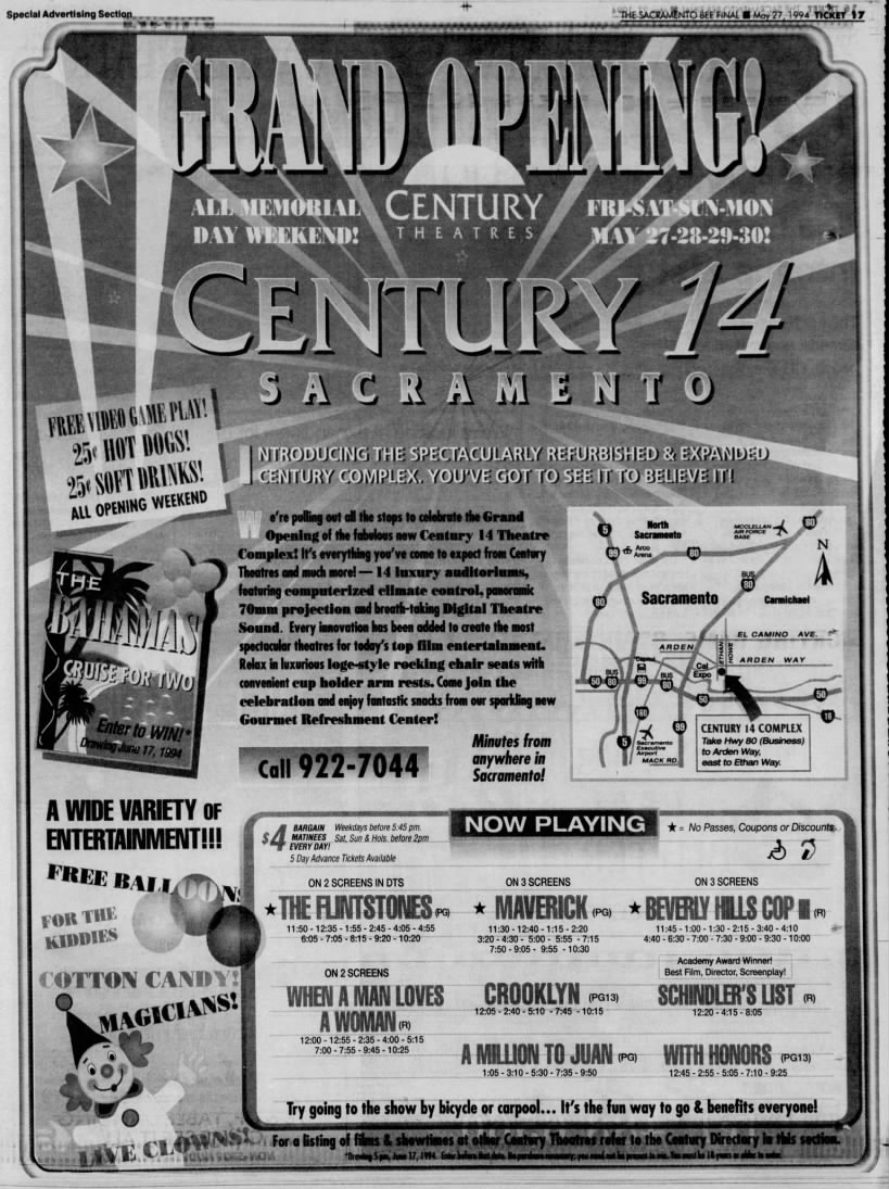 Century 14 Sacramento opening