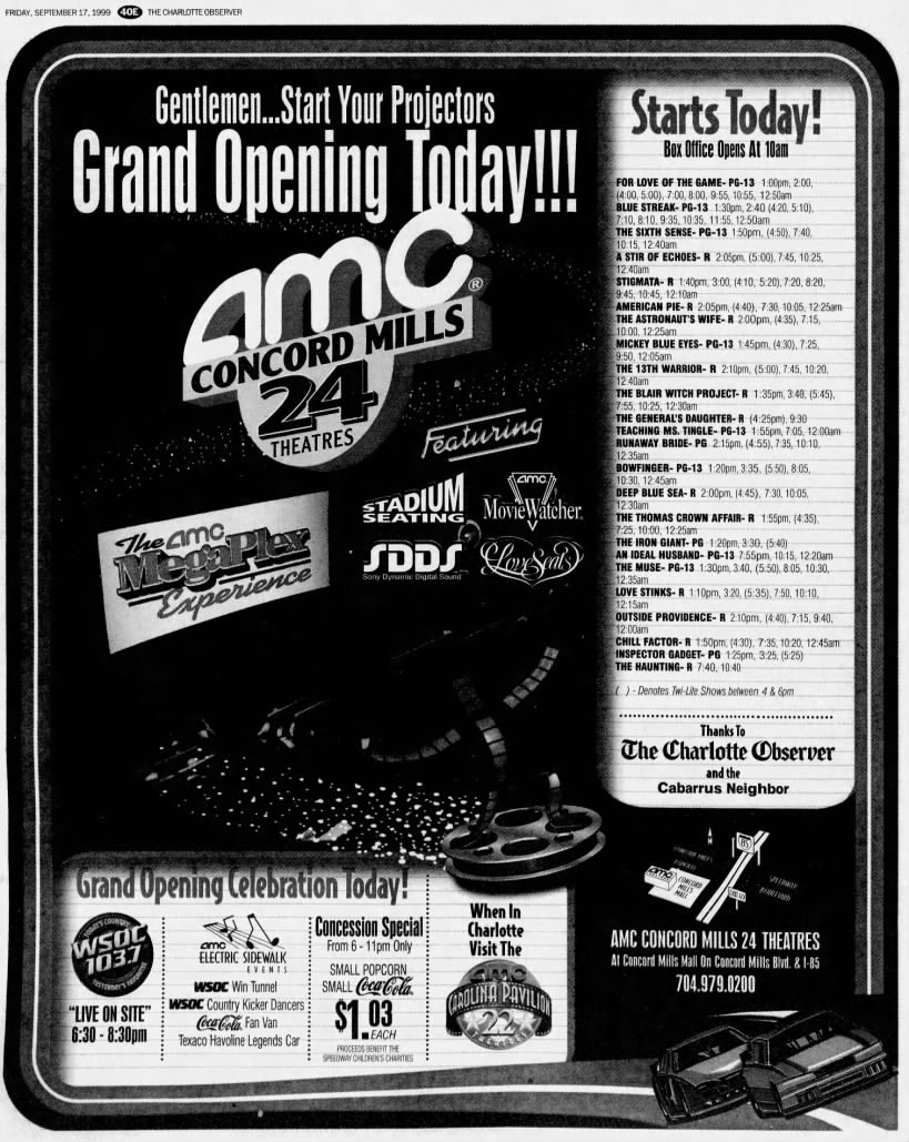 AMC Concord Mills 24 opening
