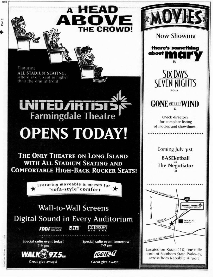 United Artists Farmingdale Theatre opening
