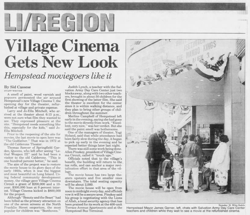 Village Cinema 7 opening