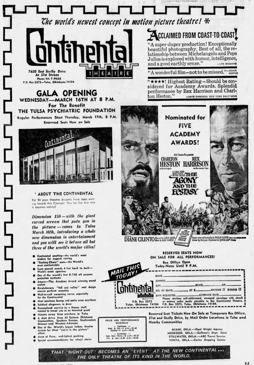 Continental Theatre opening