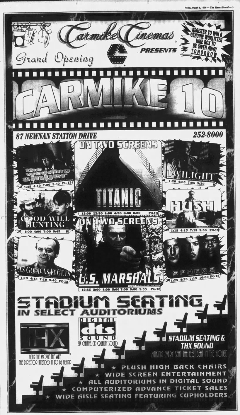 Carmike 10 in Newnan opening
