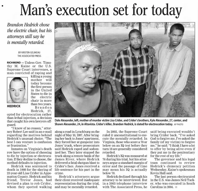 Man's execution set for today
