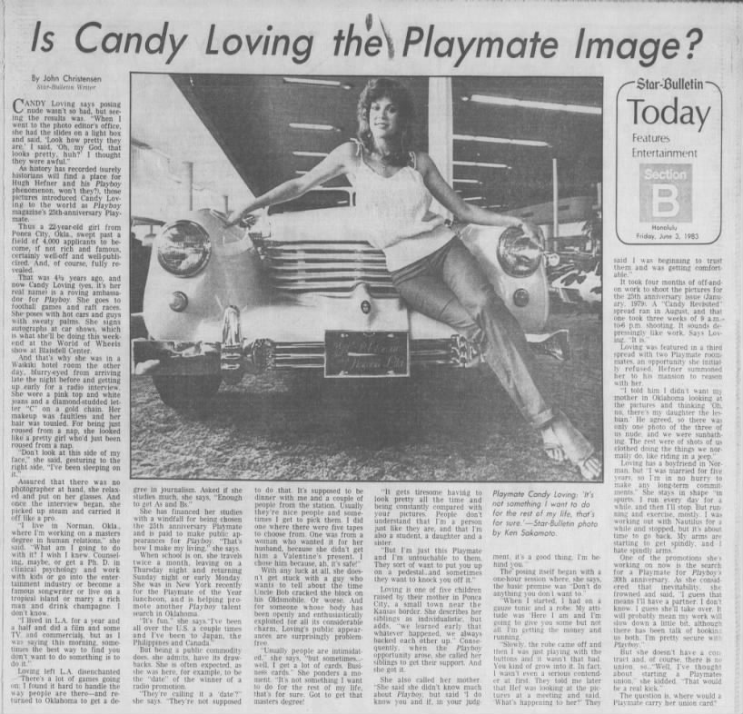Is Candy Loving the Playmate Image