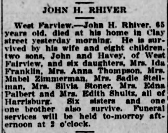 John H Rhiver