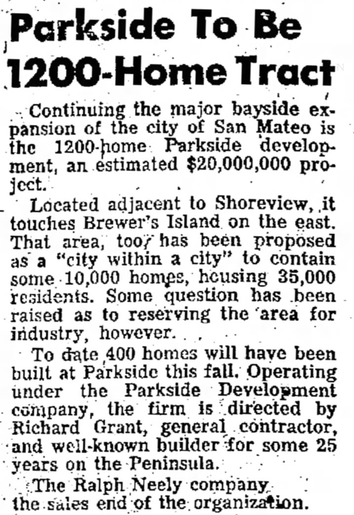 Parkside To Be 1200-Home Tract