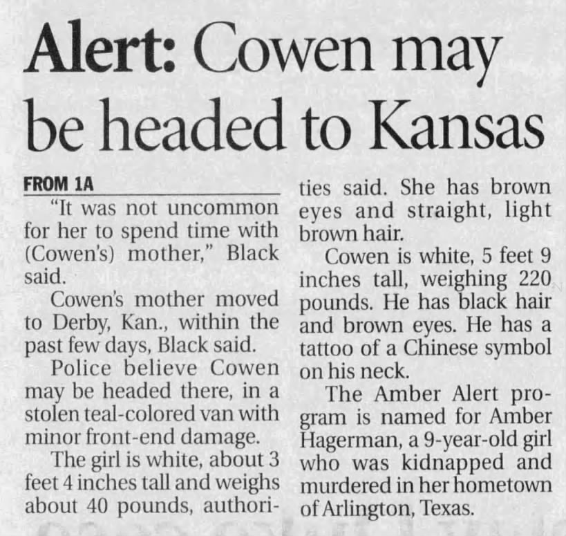 Alert: Cowen may be headed to Kansas