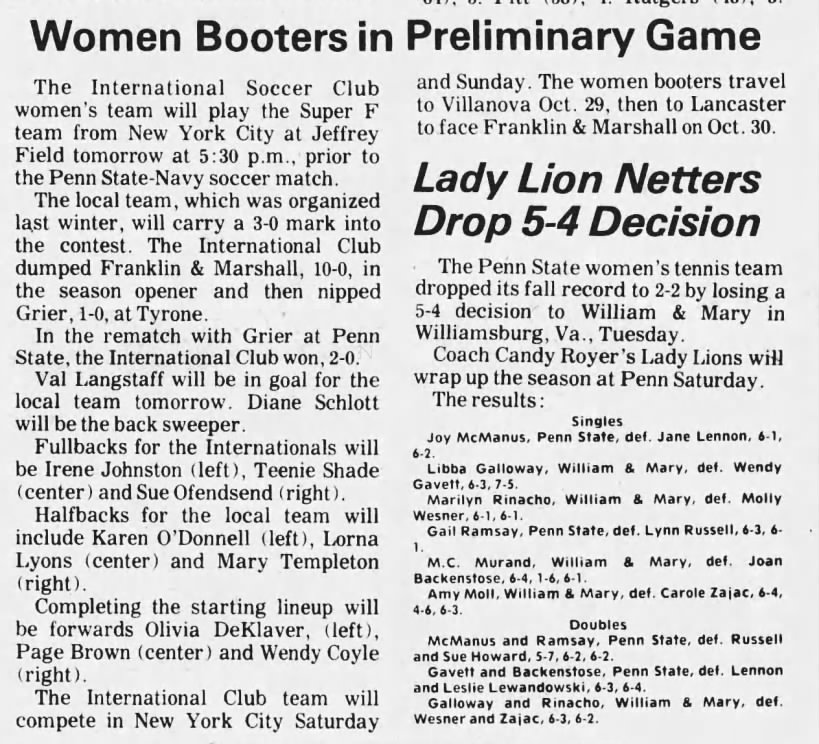 Women Booters in Preliminary Game