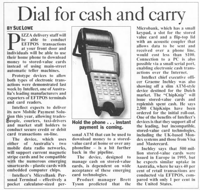 Dial for cash and carry