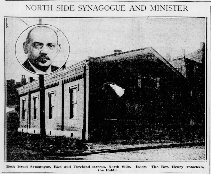"North Side Synagogue and Minister"
