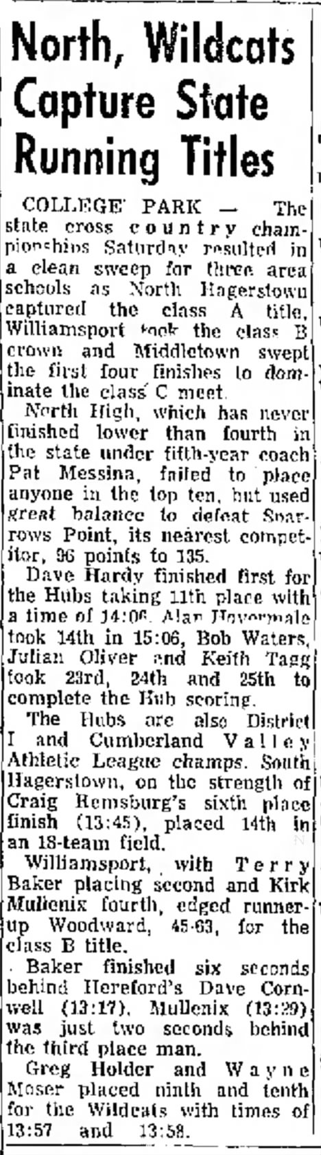 1972 State Title - 
Daily Mail Nov 13, 1972