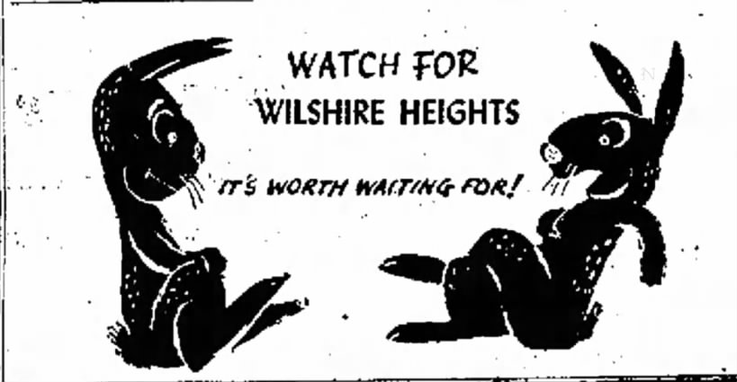 Wilshire Heights ad