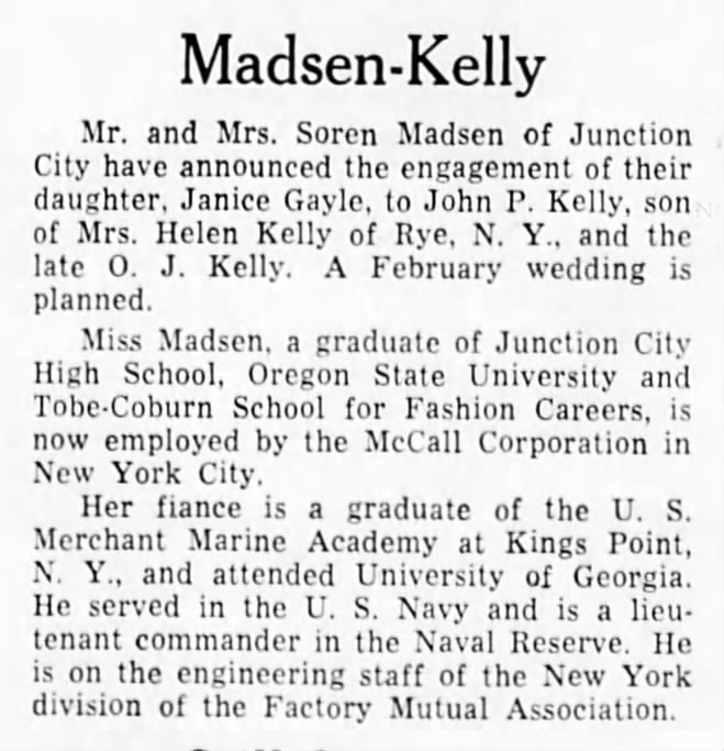 Marriage of Madsen / Kelly