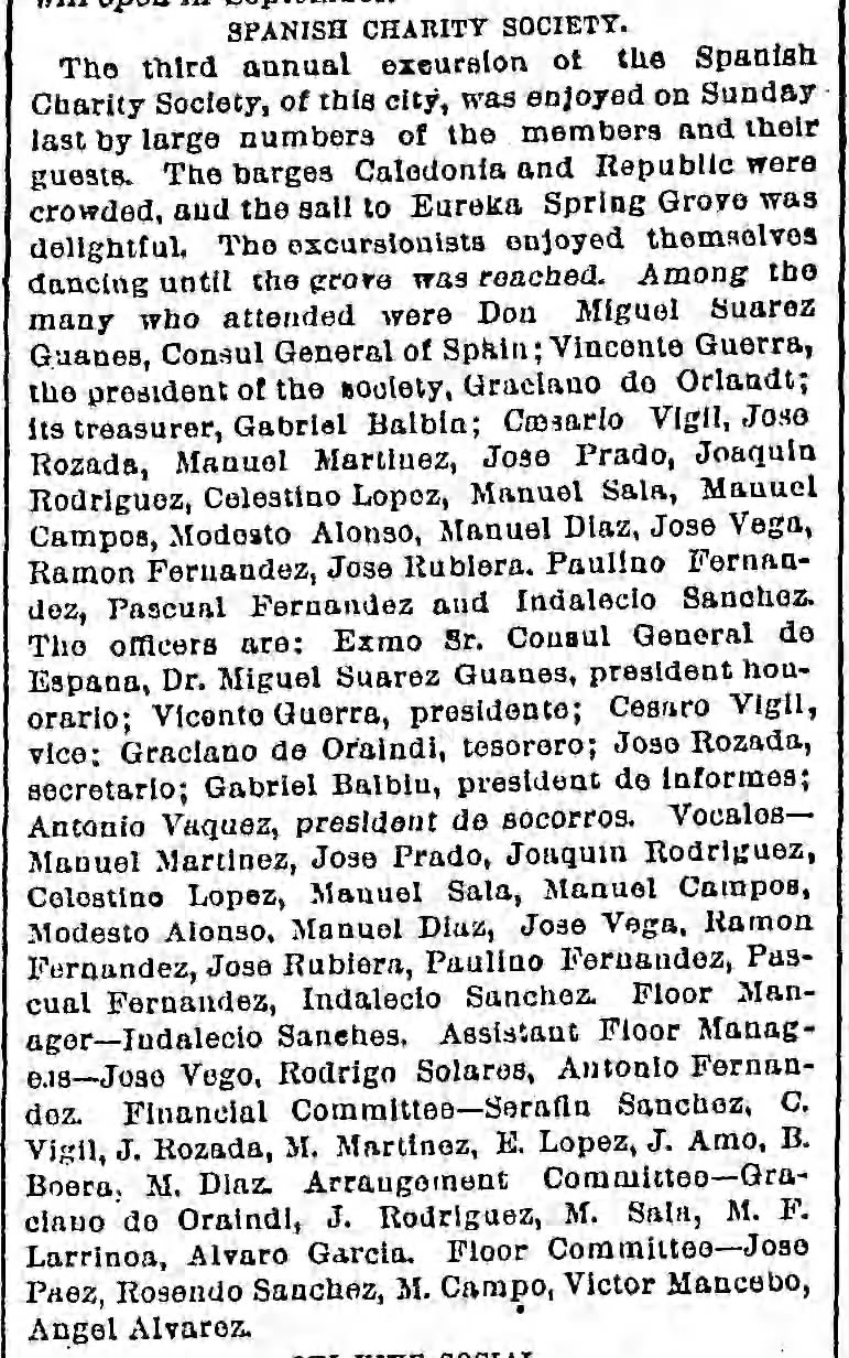 Indaleco Sanchez July 1, 1888