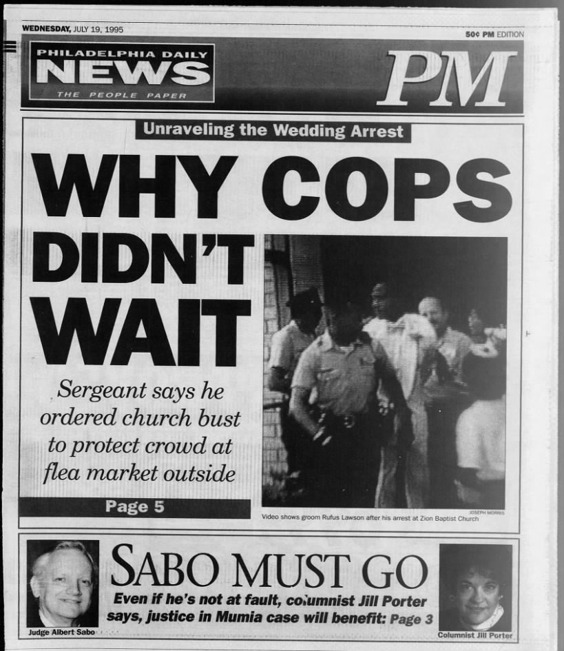 7-19-95 Sabo Must Go headline