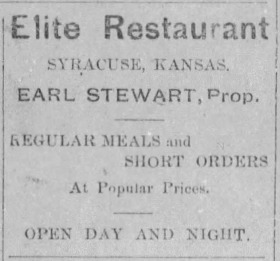 Elite Restaurant ad