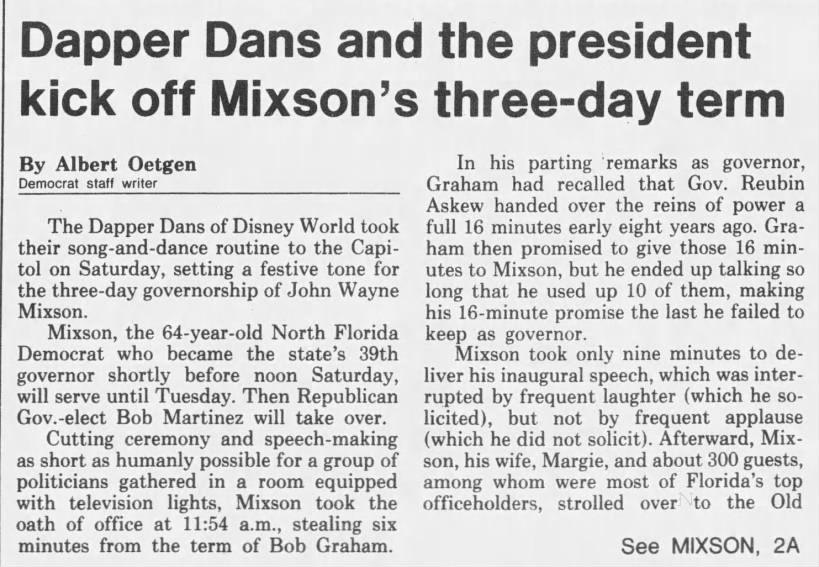 Mixson succeeds Graham January 3