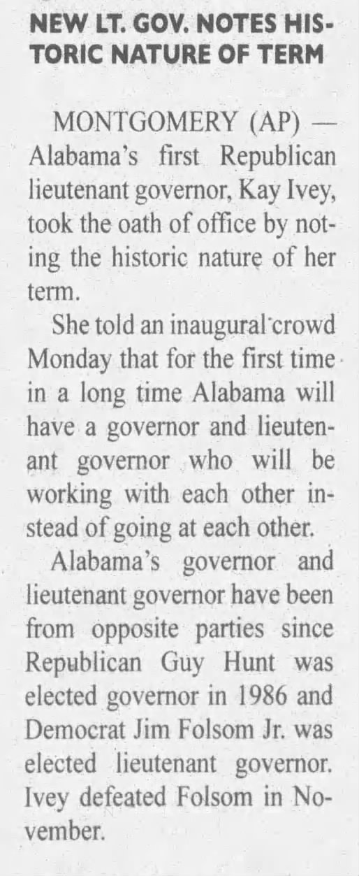 New Lt. Gov. Notes Historic Nature of Term