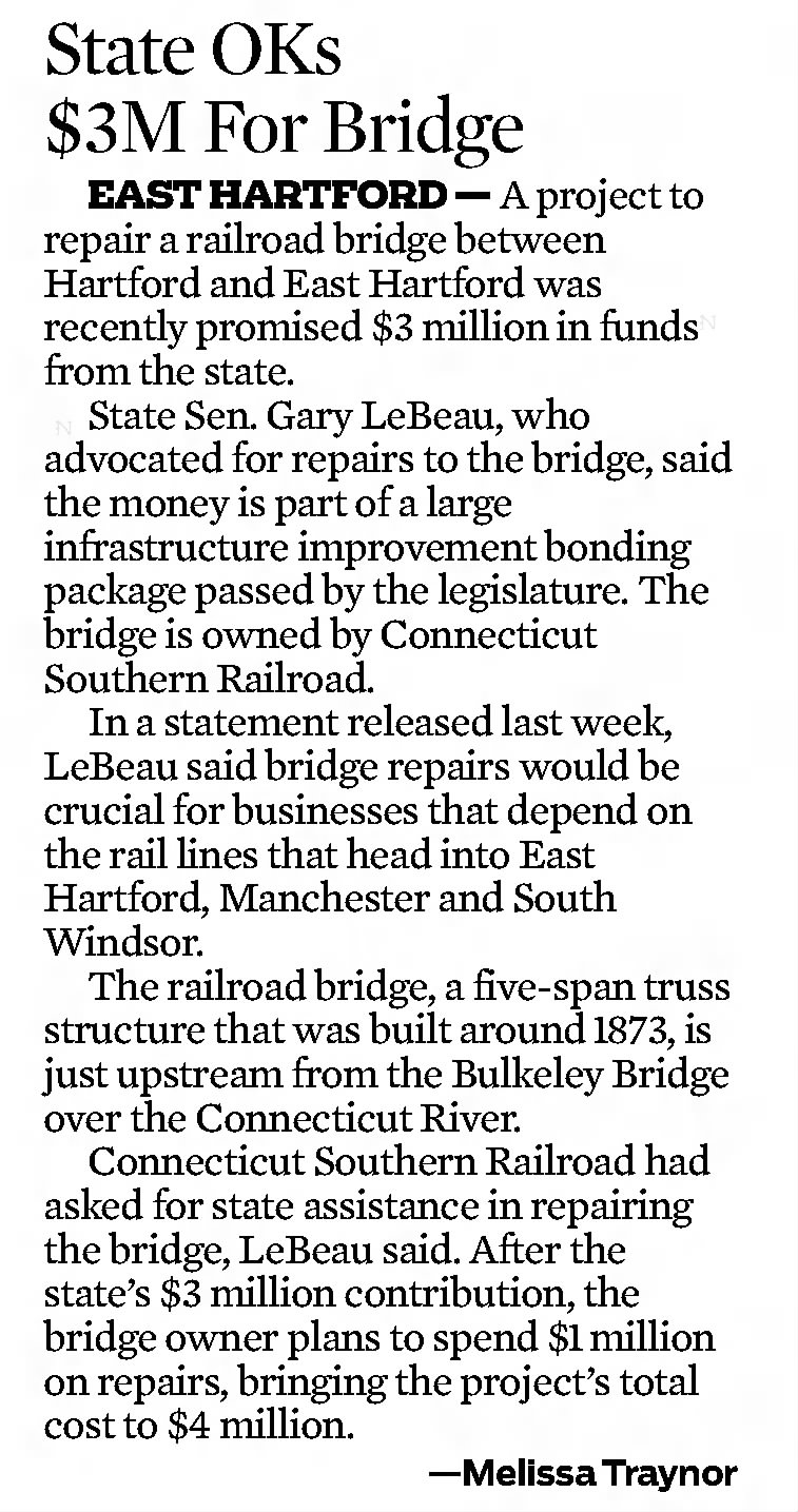 State OKs $3M For Bridge