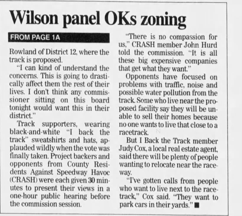 Track zoning passes (Part 2)