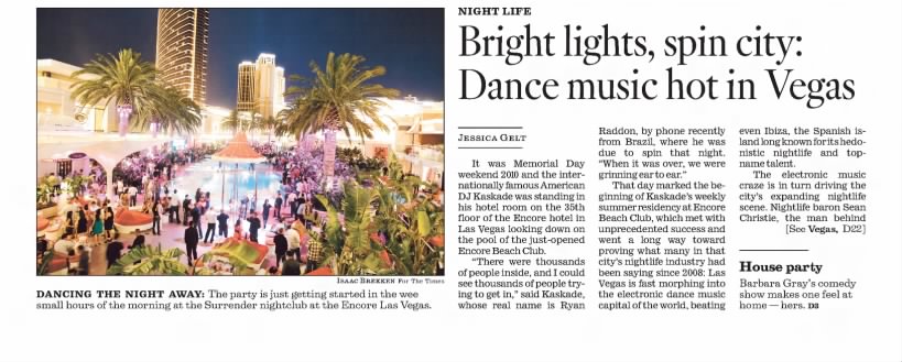 Bright lights, spin city: Dance music hot in Vegas (Part 1)