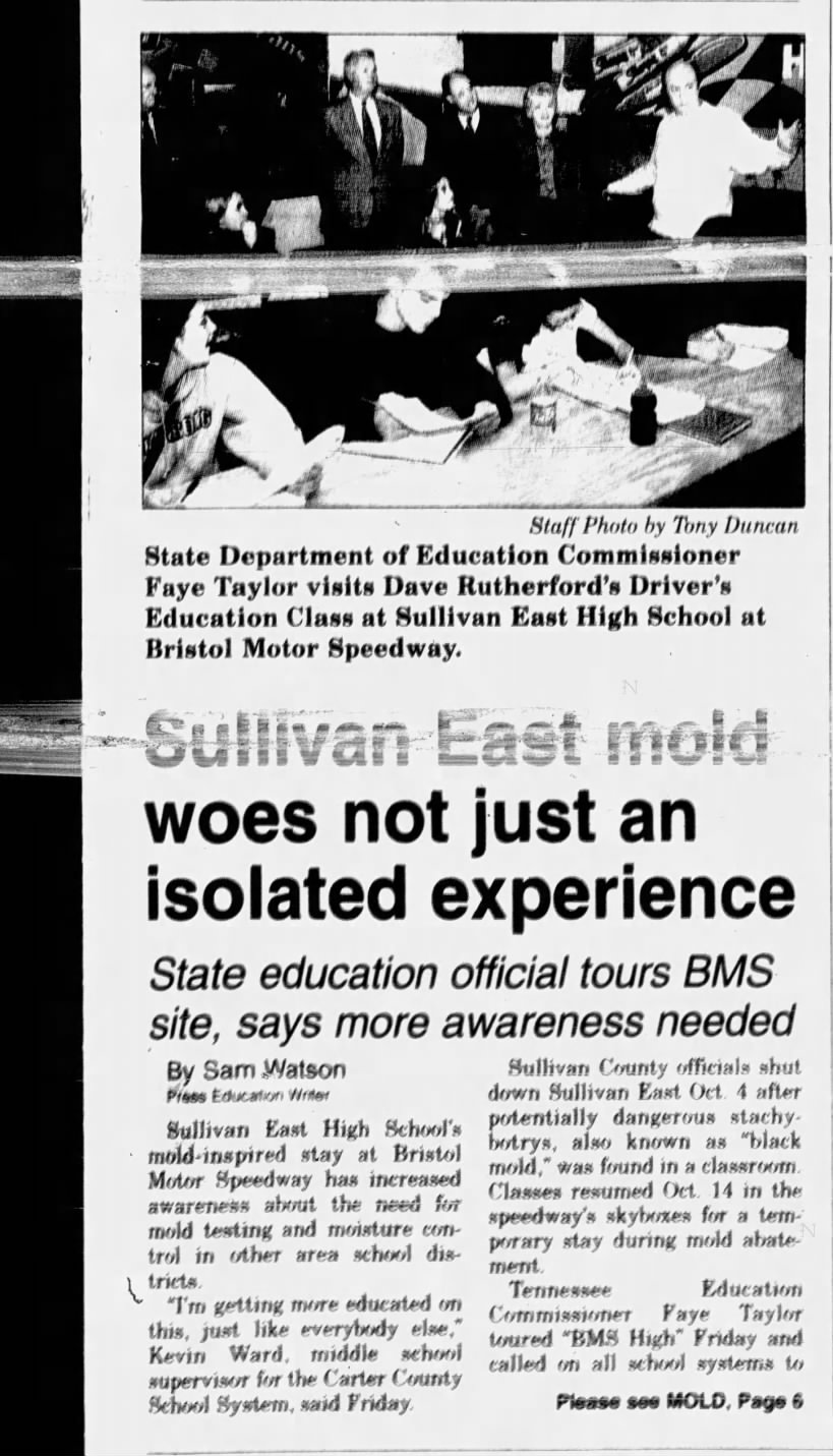 Sullivan East mold woes not just an isolated experience (Part 1)