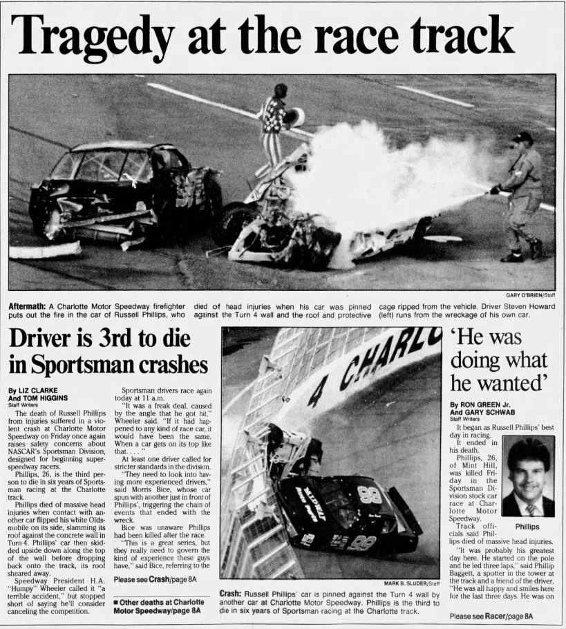 Tragedy at the race track (Part 1)