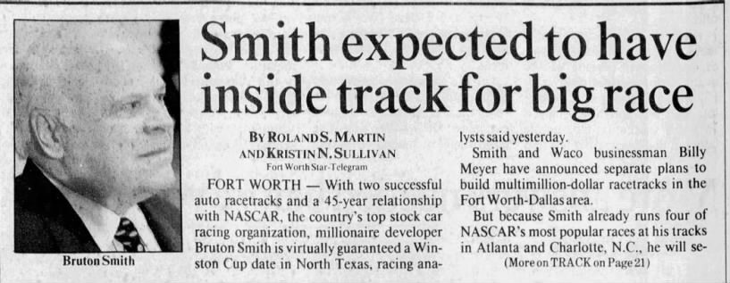 Smith expected to have inside track for big race (Part 1)