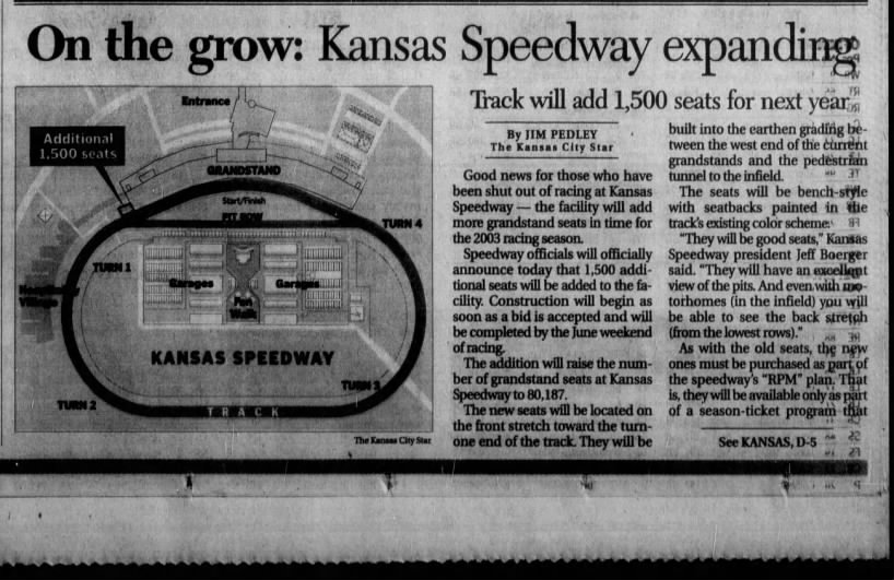 On the grow: Kansas Speedway expanding (Part 1)